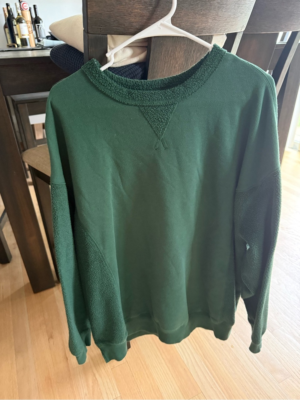 aerie Forest Green Crewneck Sweatshirt